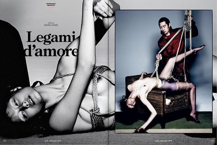 GQ Italia May 2015 “Legami d’amore” | Michel Comte | GQ Italia | Nicolò Andreoni | Numerique Retouch Photo Retouching Studio