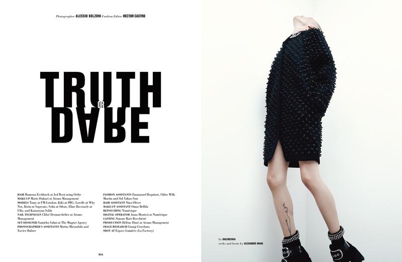 10 Magazine FW 2015 “Truth or Dare” | Alessio Bolzoni | Golden Goose Deluxe Brand | 10 Magazine | Hector Castro | Numerique Retouch Photo Retouching Studio