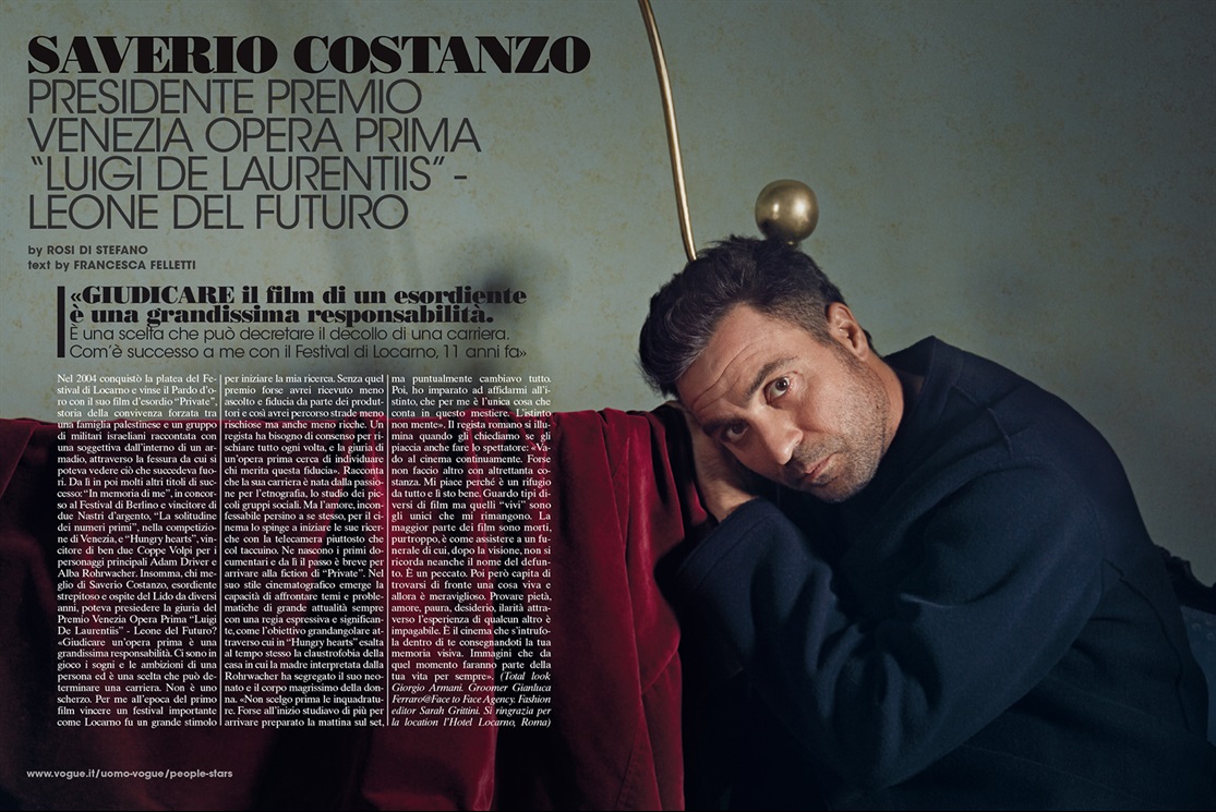 L’Uomo Vogue September 2015 “Saverio Costanzo” | Rosi di Stefano | L'Uomo Vogue | Numerique Retouch Photo Retouching Studio
