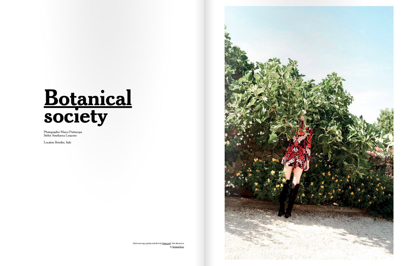 Aishti Magazine Oct/Nov 2015 “Botanical Society” | Marco Pietracupa | Aishti magazine | Amelianna Loiacono | Numerique Retouch Photo Retouching Studio