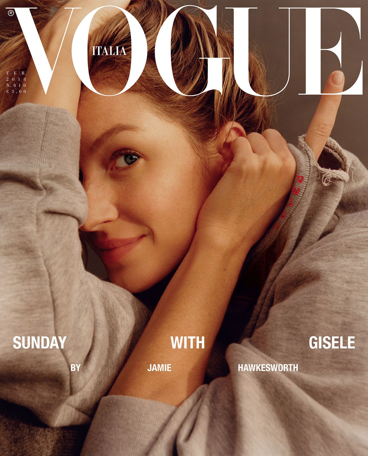 Cover Vogue Italia February 2018 | Jamie Hawkesworth | Vogue Italia | Numerique Retouch Photo Retouching Studio
