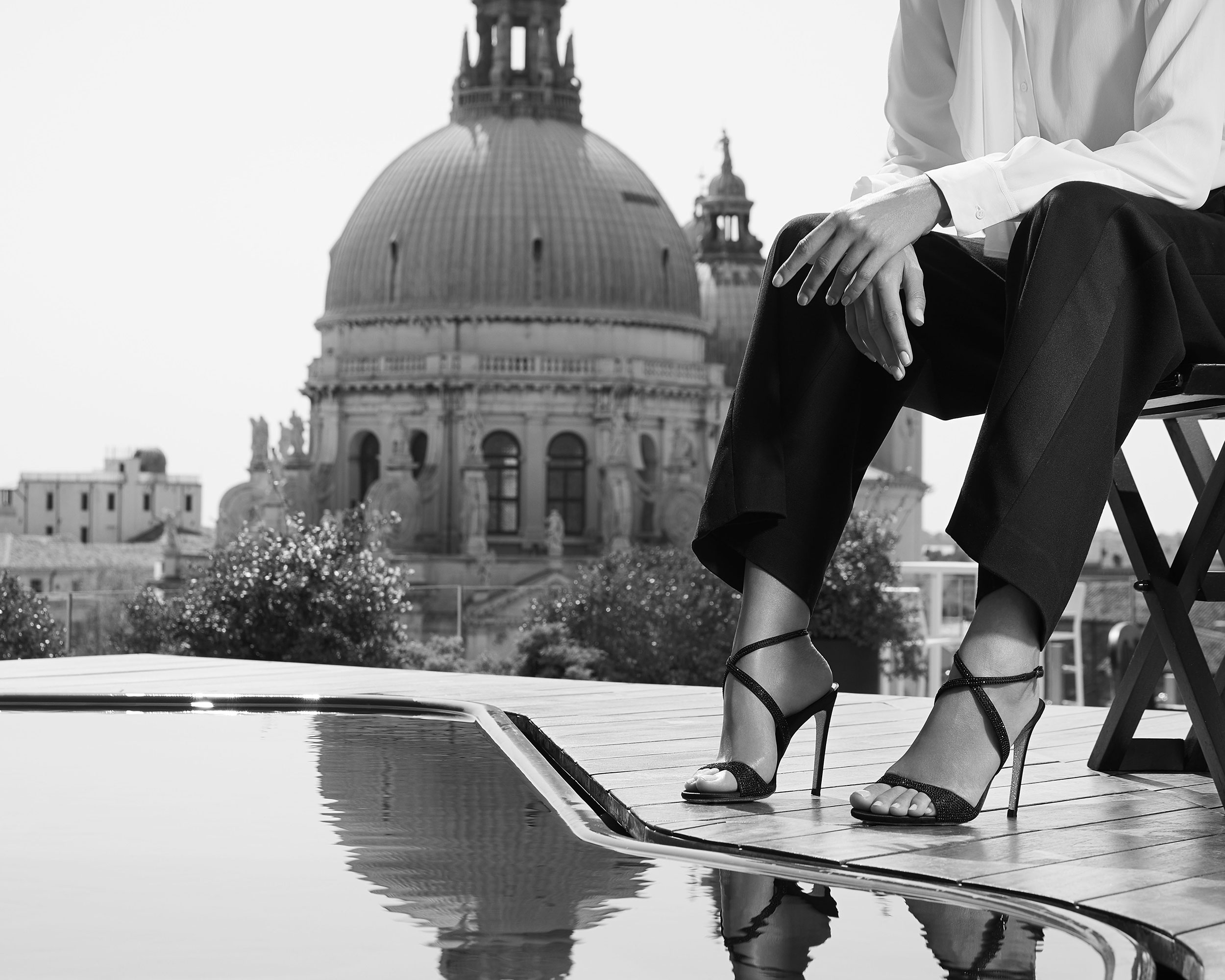 René Caovilla Shoes in Venice | Alison Brezza | Caovilla | Numéro | Giovanni Dario Laudicina | Numerique Retouch Photo Retouching Studio