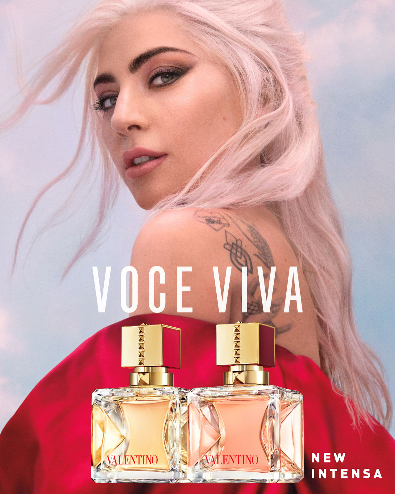 Valentino Fragrance “Voce Viva”/ Lady Gaga | Arielle Bobb-Willis | Valentino | Numerique Retouch Photo Retouching Studio